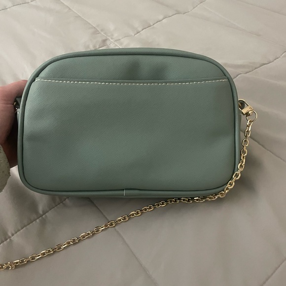 Green Leather Shoulder Bag - Picture 3 of 5